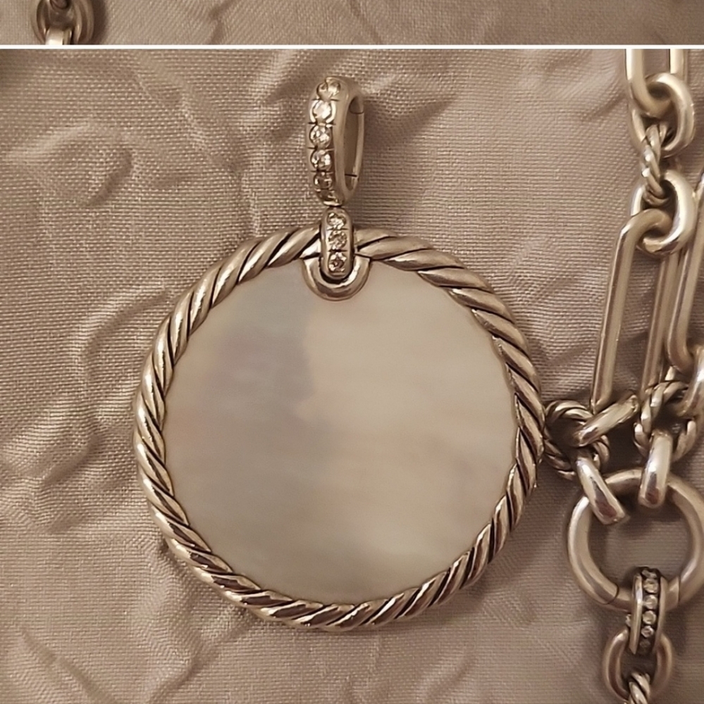 David yurman disc pendent